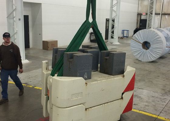 Weights for Crane Load Test